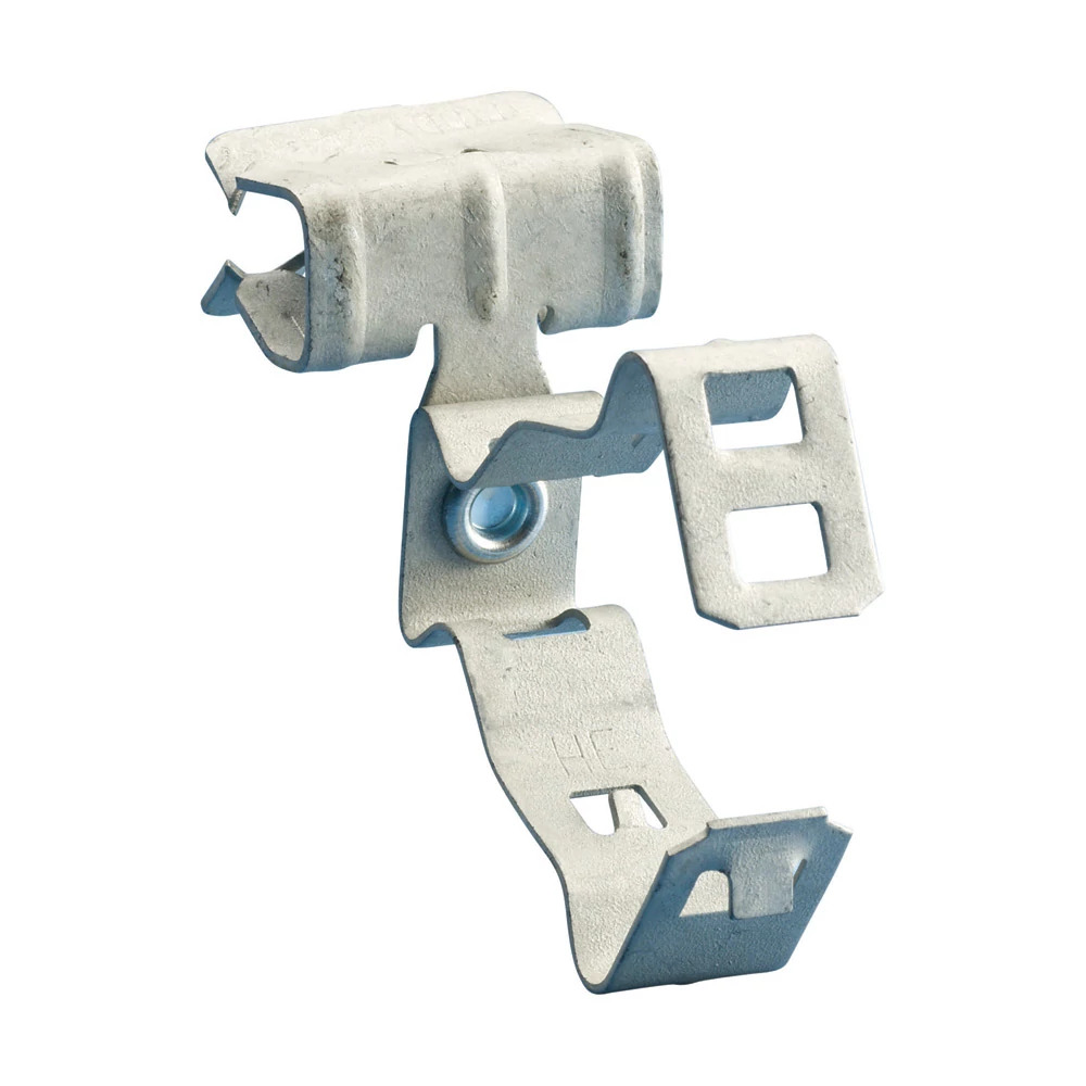 H-MSM Conduit/Pipe to Flange Clip, Side Mount, Spring Steel, 3/4, 1 EMT, 5/161/2 Flange