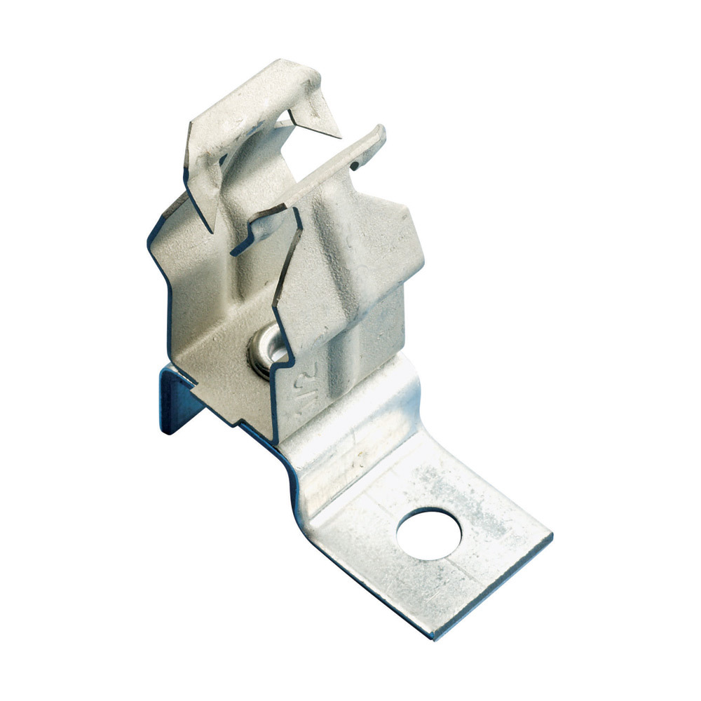 Push-In Metal Deck Conduit Clamp, 3/4" EMT, 1/2" Rigid, 0.866" Min, 1.181" Max, 0.752" Nom OD