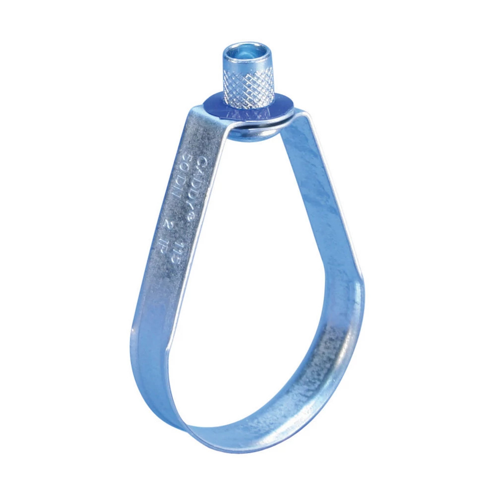 Standard Duty Loop Hanger, 4" Pipe, 4.5", 3/8" Rod