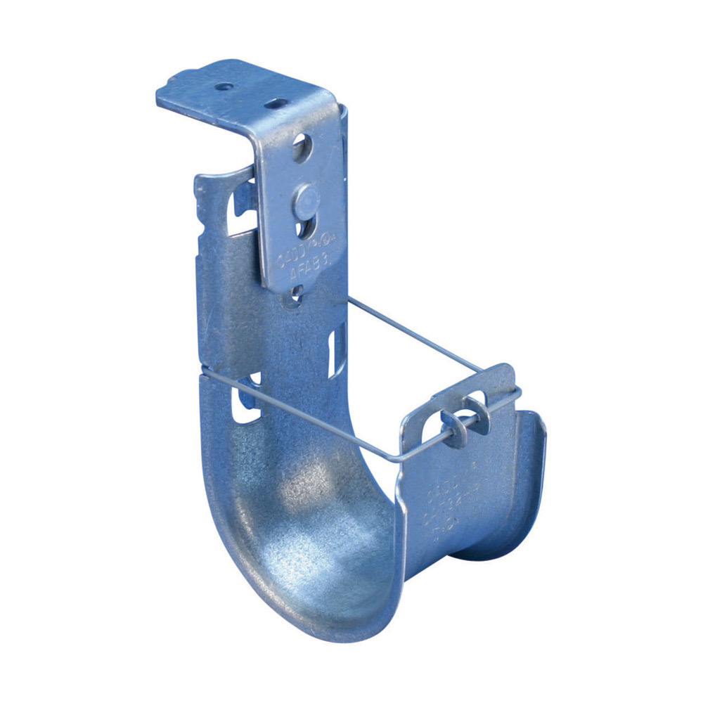 nVent CADDY Cat HP J-Hook with Pin Driven Angle Bracket, 4" dia, 3/8" Hole