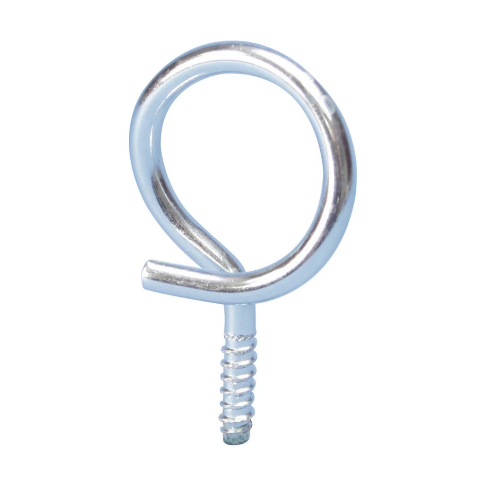 Threaded Bridle Ring, 1.25" dia, #14 Screw, Wood