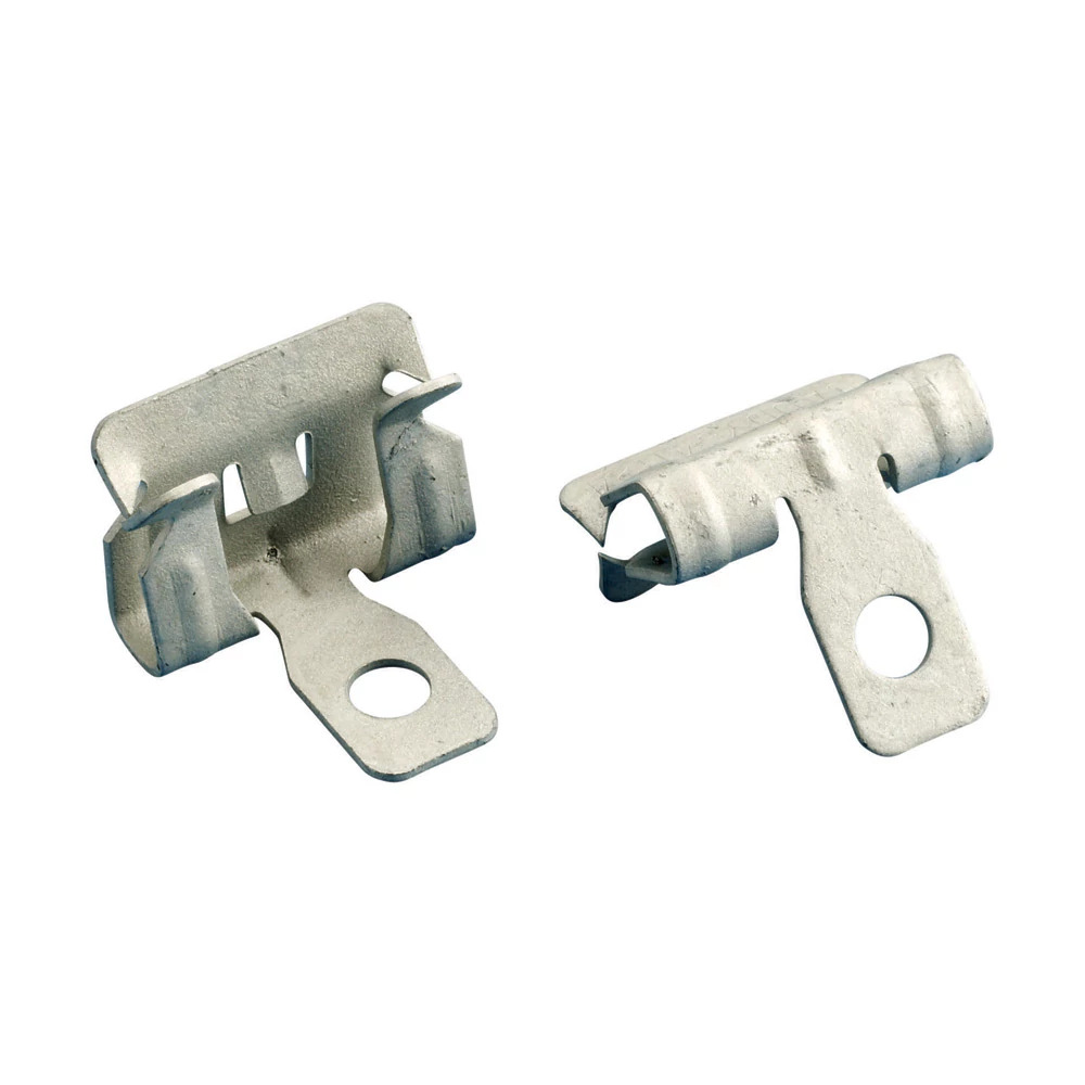 Hammer-On Flange Clip, Side Mount Spring Steel, 1/8"1/4" Flange