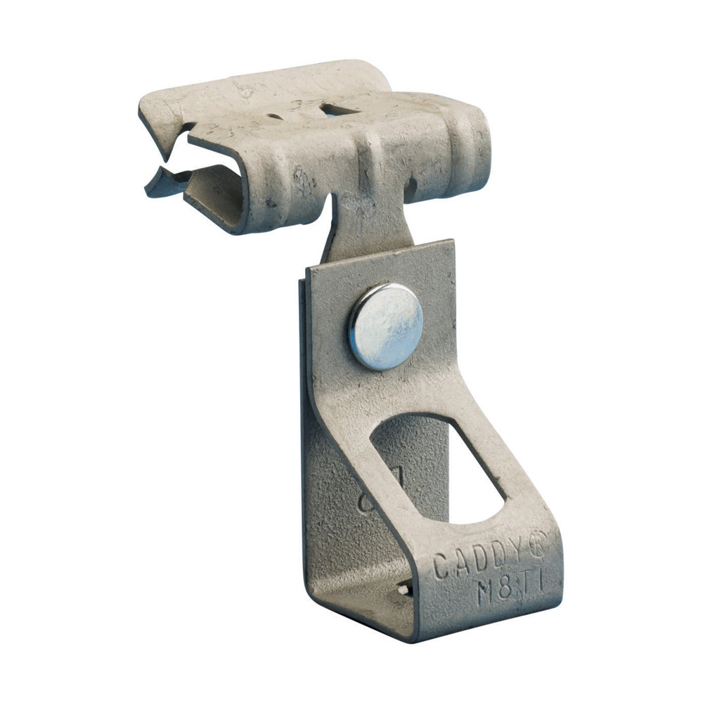 H-Ti/T Rod to Flange Clip, 0.25" Hole, Threaded, 0.3125"?0.5" Flange