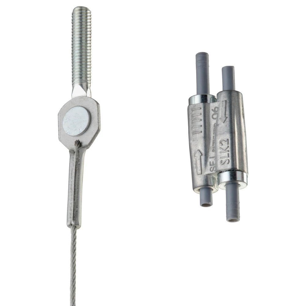 nVent CADDY Speed Link SLK with Threaded Stud End, 1.5 mm Wire, 6.6' Length, 1/4" Rod