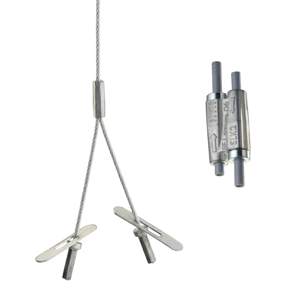nVent CADDY Speed Link SLK with Y-Toggle, 1.5 mm Wire, 16.4' Length, 11.8" Y-Length