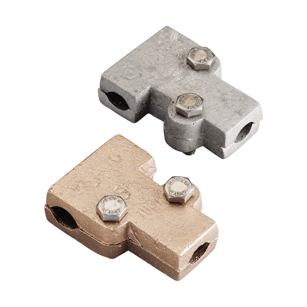 Cable T-Connector, Copper, for Class 1 - Class 2 (4/0 Max)