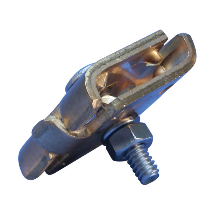 Stamped Bolted Parallel Cable Connector, Copper, Class 1 - Class 2 (4/0 Max)