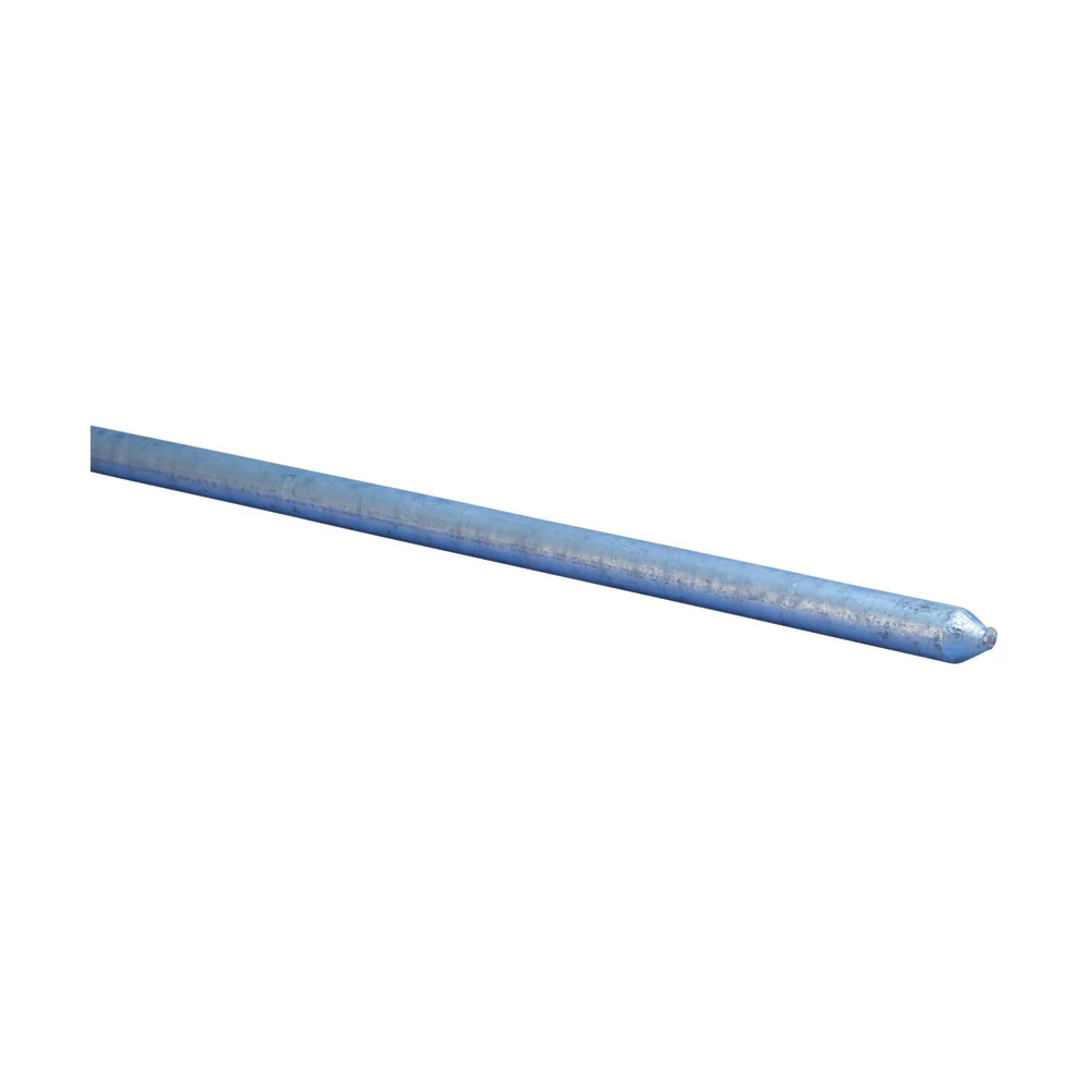 Galvanized Ground Rod, Pointed, 3/4" dia, 10', 14.0 lb