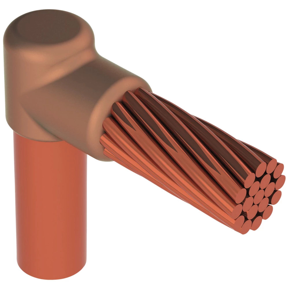 Cable to Ground Rod, GR, 3/4" Copper-bonded Rod to 4/0 Concentric