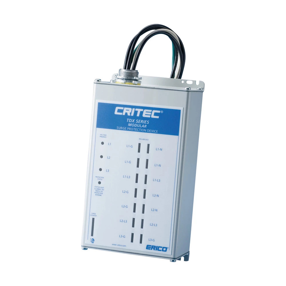 Modular TDX Panel Protector, 200 kA with Surge Counter, 120/240 V Un, 3Ph? 4W+G Distribution System