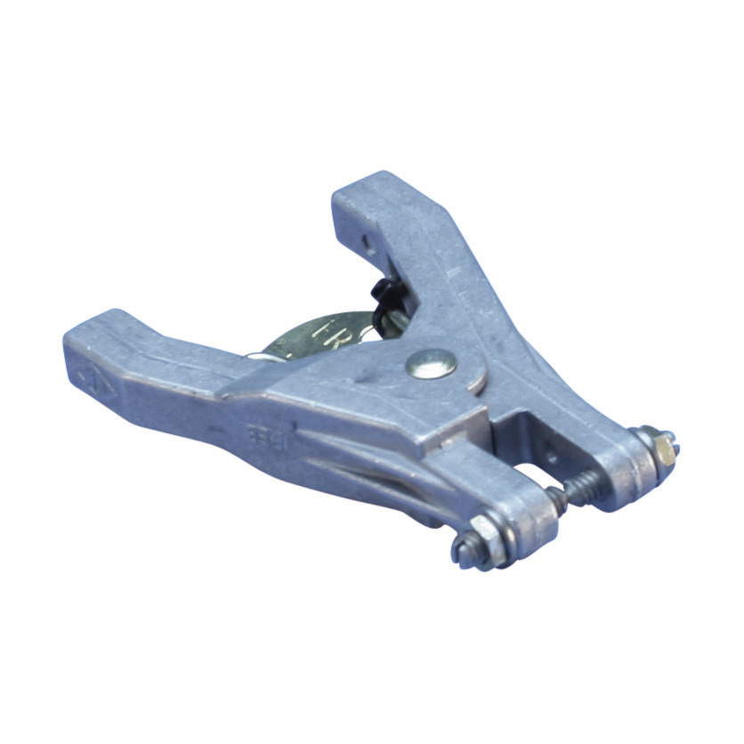 Static Grounding Clamp For Drums, 1" Max Jaw Opening, 1" Throat Depth