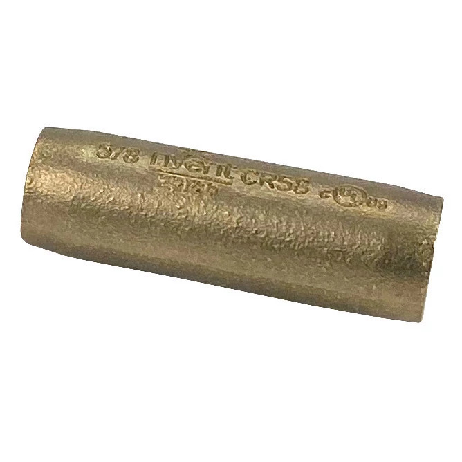 Threaded Coupler for Copper-Bonded Ground Rod, Threaded, Bronze, 5/8" dia