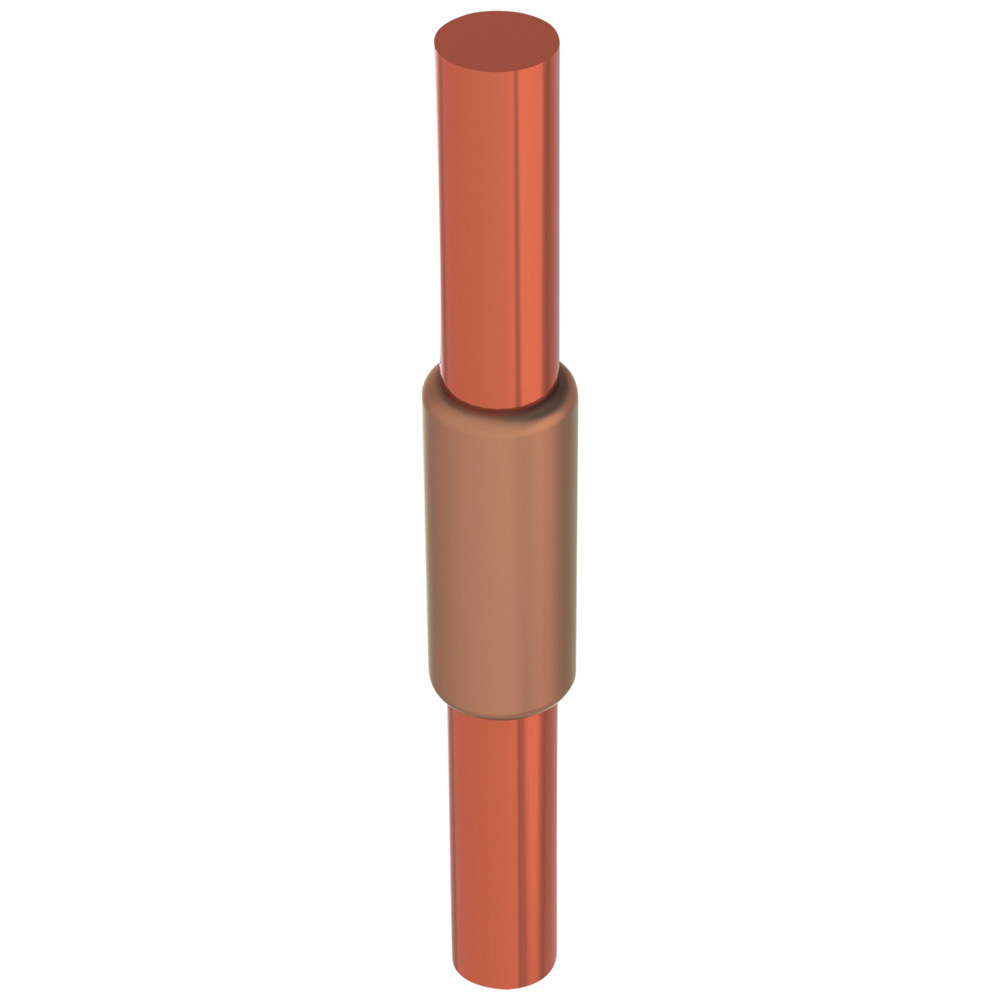 Ground Rod Splice/Grounding Receptacle, GB, Copper-bonded, 0.75" dia, B165