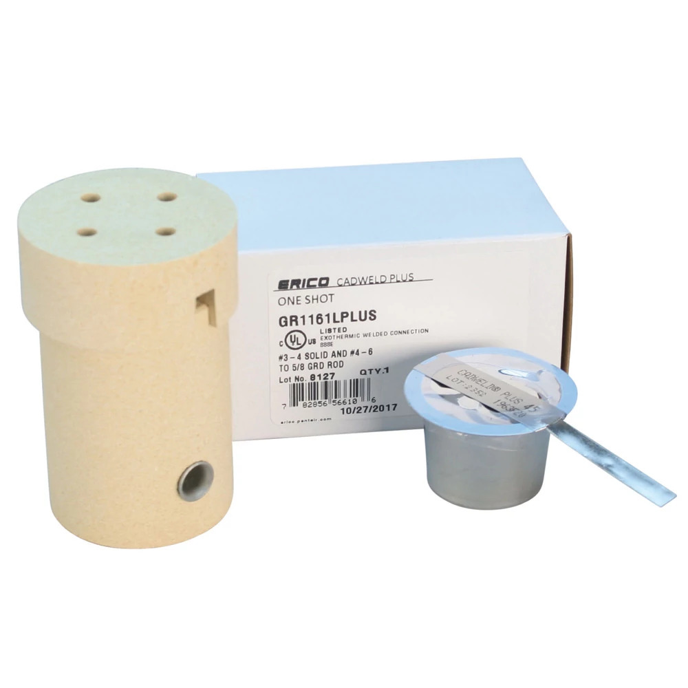 nVent ERICO Cadweld One Shot, Cable to Ground Rod, Plus, GR (ONE SHOT), 3/4" dia
