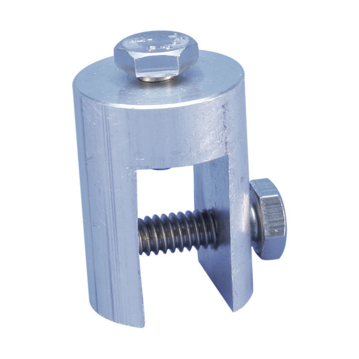 Standing Seam Machined Clamp, Aluminum, 1" diam