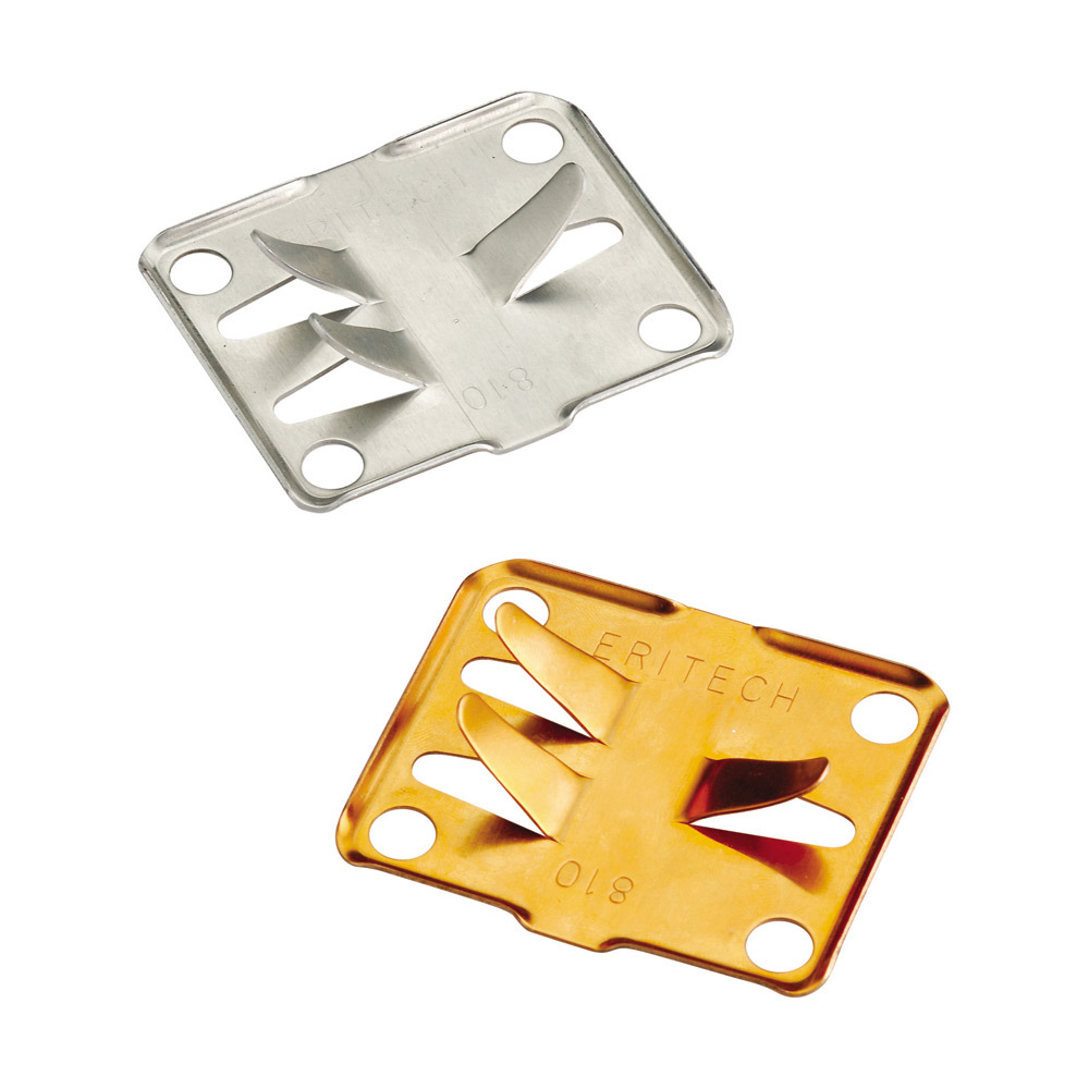 Stamped Adhesive Cable Fastener, Copper, Tinned