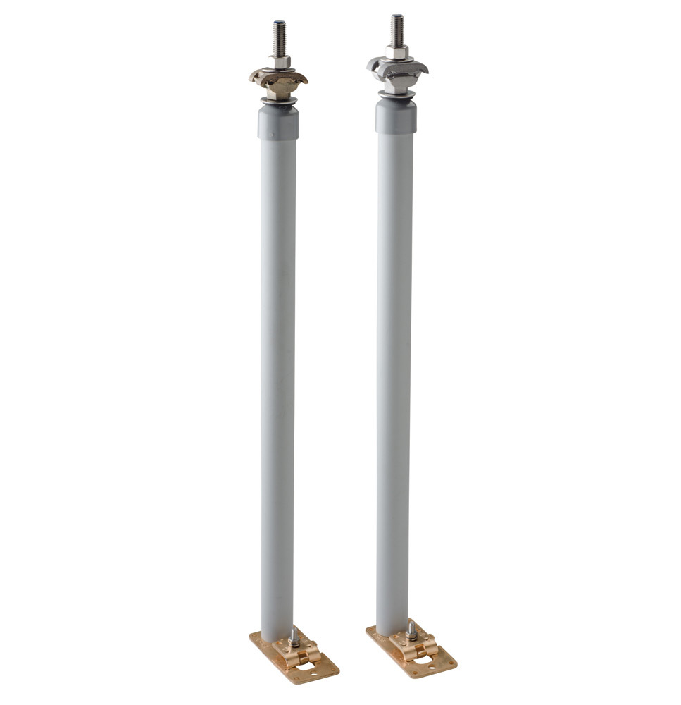 Through Roof PVC Assembly, Parallel Conductor to Parallel Conductor, Copper-Copper Connection, 18" Rod
