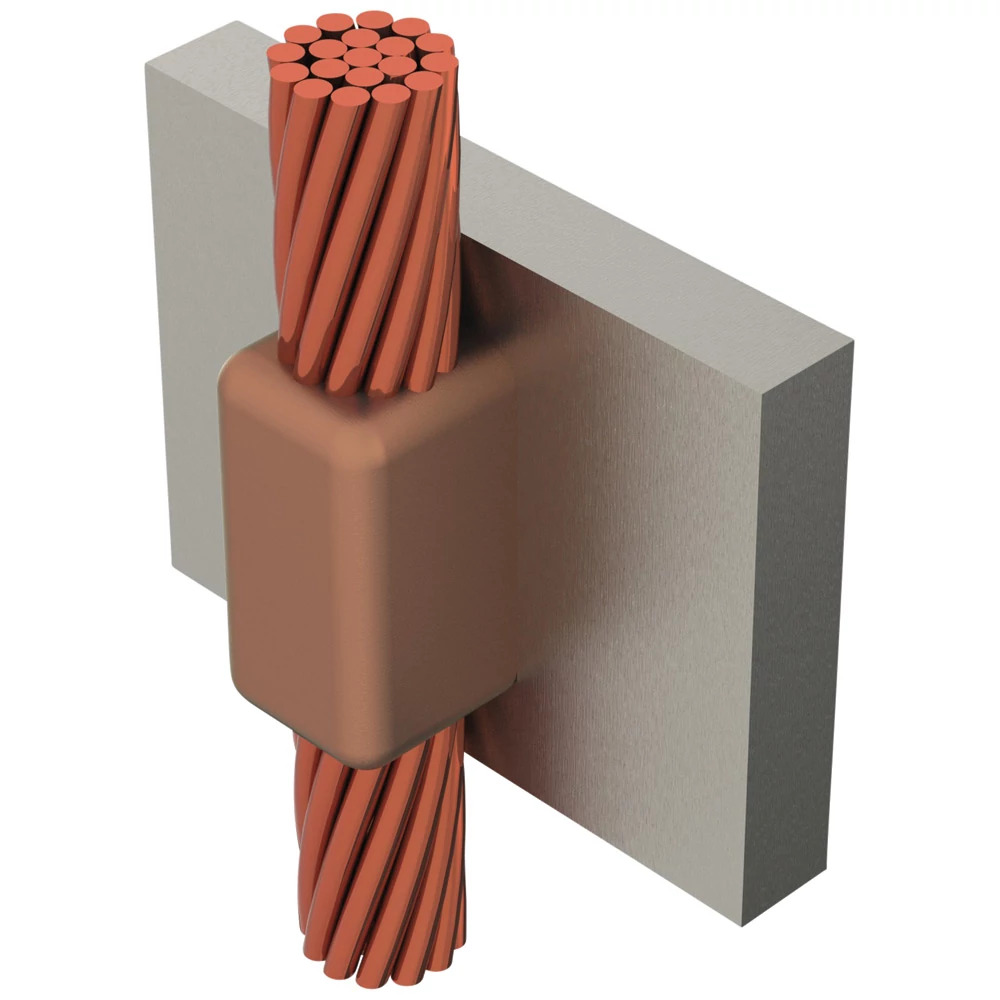 Cable to Steel, VV, Steel Pipe, 4/0 Concentric, 6"10" Pipe