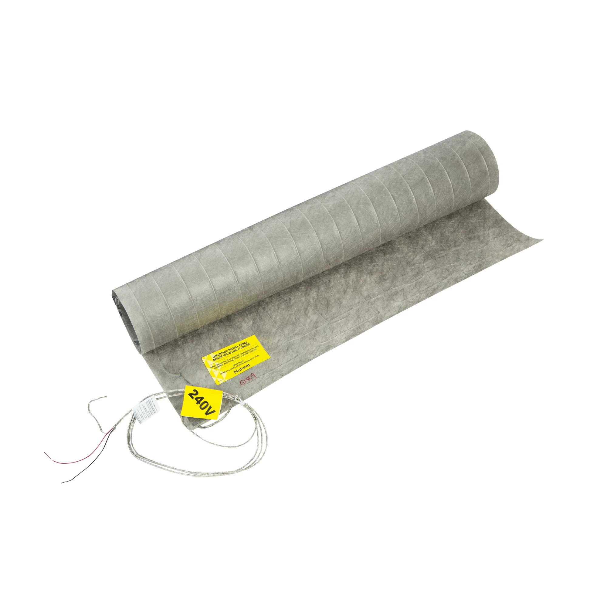 Nuheat standard mat, 120 V, 84x30, 1.8 Amps, 210 W. Mat dimensions 7' x 2.5'
