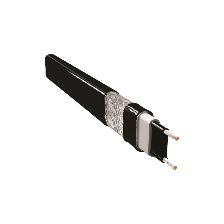 BTV Self-Regulating Heating Cable, 240 V, 10 W/ft at 50F, Polyolefin jacket
