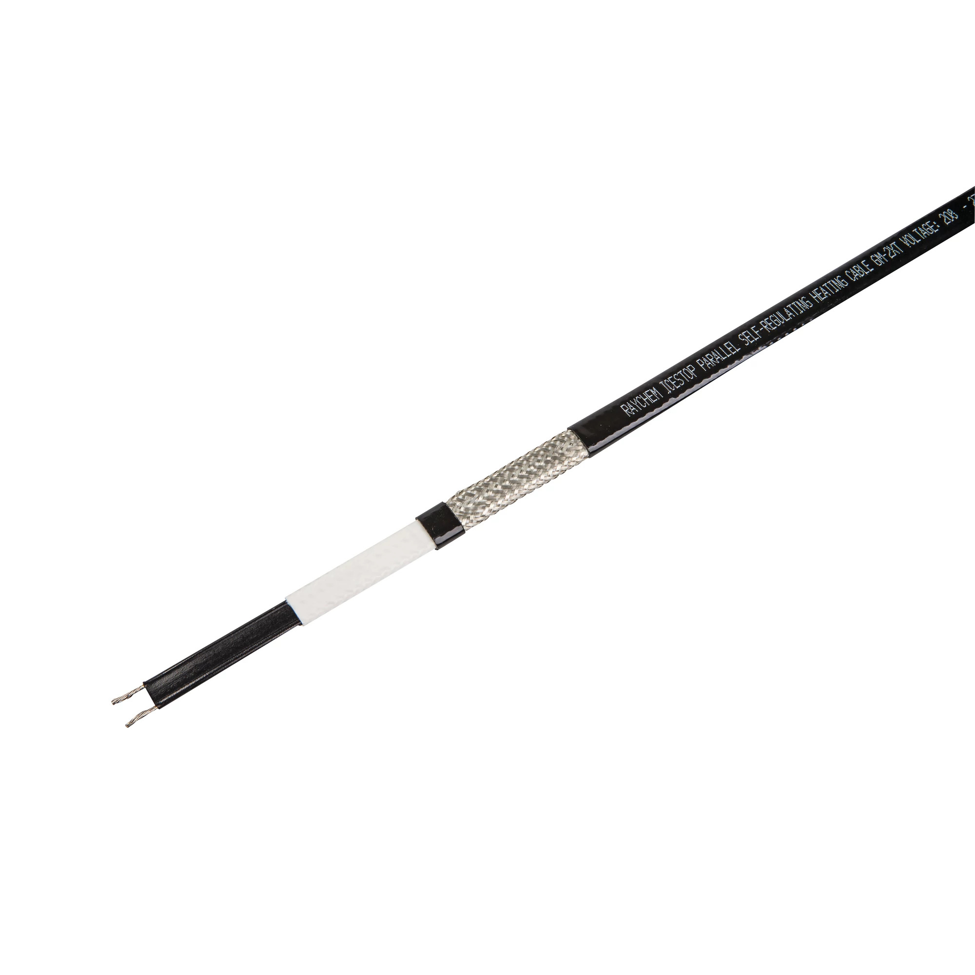 IceStop Self-Regulating Heating Cable, 240 V with fluoropolymer jacket