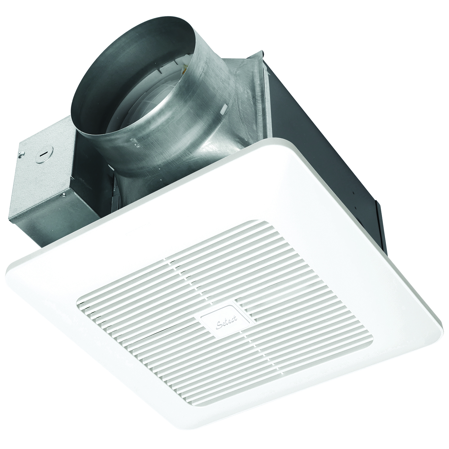 Fan with ECM Motor and Pick-A-Flow 110, 130 or 150 CFM.