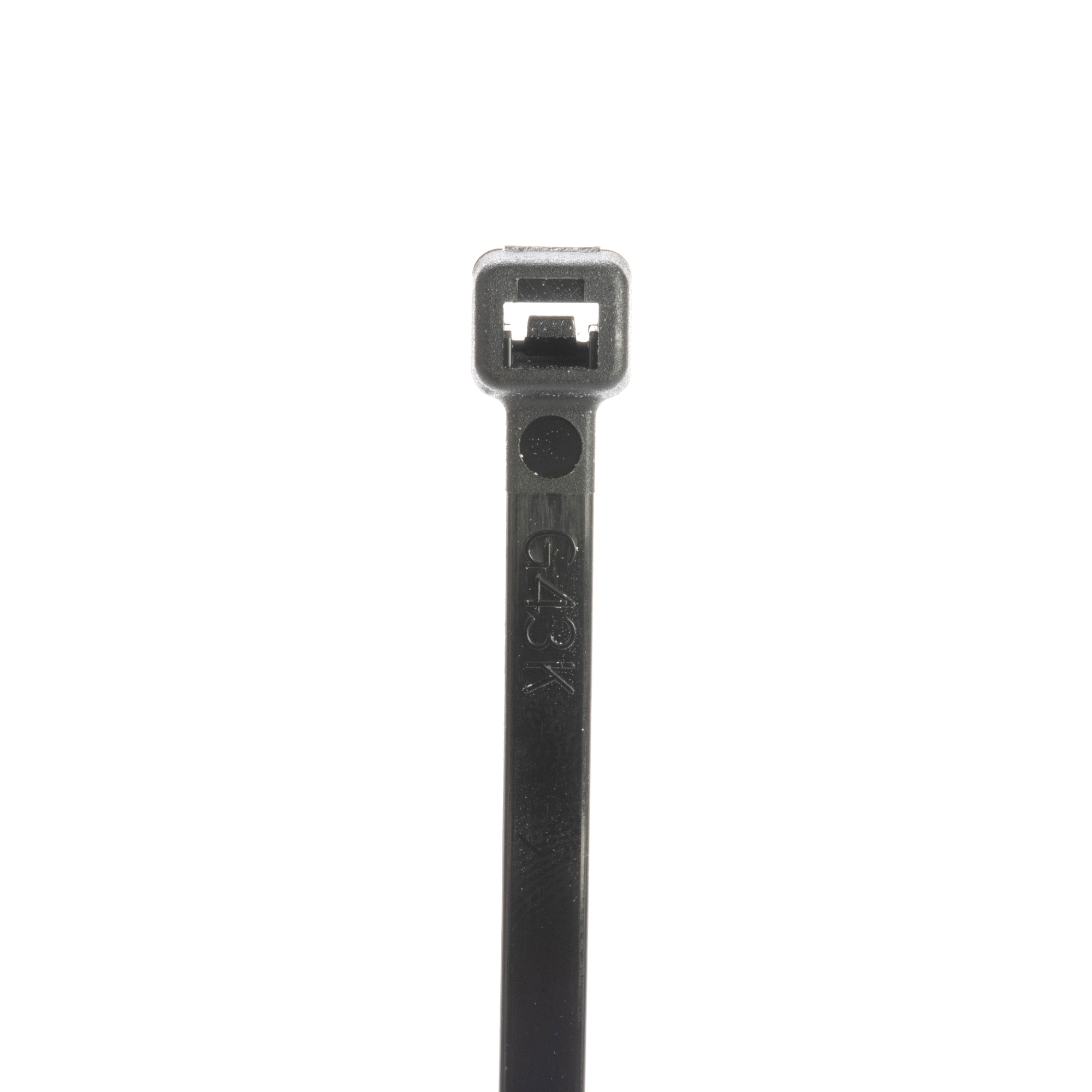 StrongHold S8-50-M0 Cable Tie, Black, PA 6.6, 50lb Min Loop Tensile, 8.46"