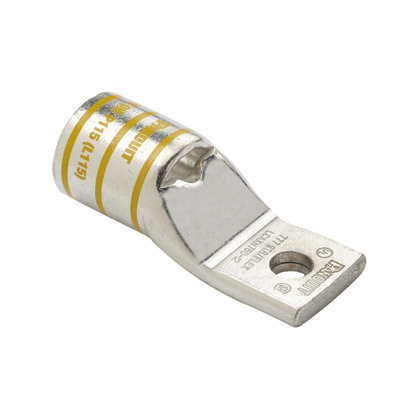 Copper Compression Lug, 1 Hole, Flex, 35