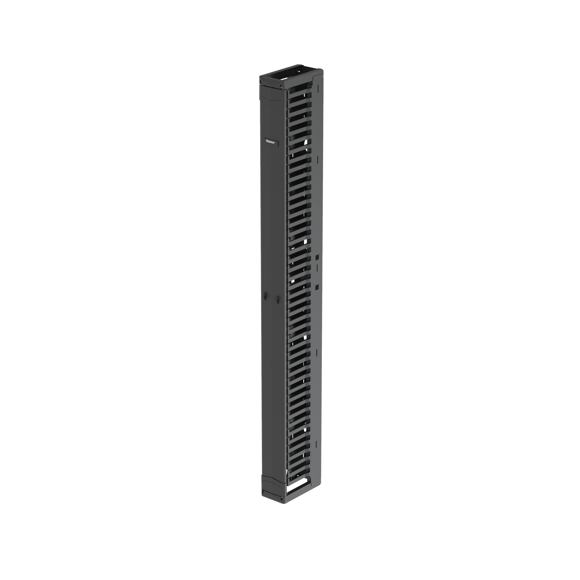 PR2V Vertical Single-Sided Manager, 45RU, 6 in. Wide, Black