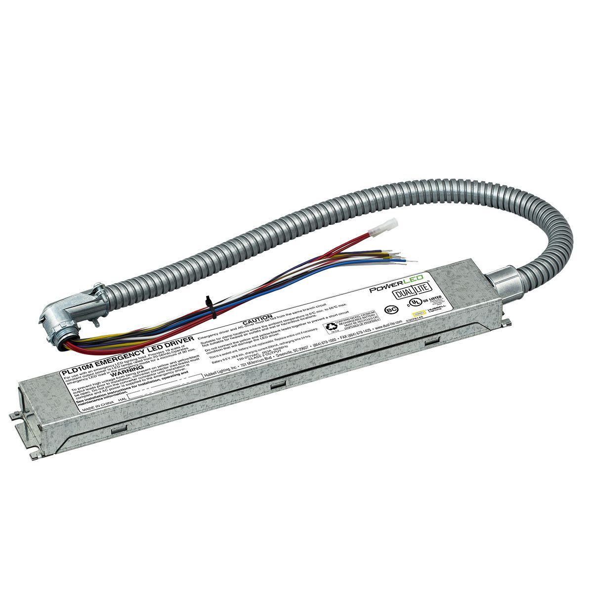 Emergency LED Battery Pack, Lamp Type: LED, Lamp Wattage: 10 W, N/A, Battery Type: Nickel Cadmium (Maintenance Free), Damp Location, 120-277 V, Output Voltage: 20-56 VDC.