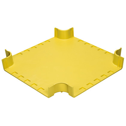 FIBERRUNNER  4- WAY CROSS, ATTACHES TO 24" X 4" CHANNELS