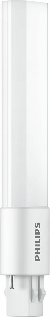 Philips most advanced LED replacements for compact fluorescent 2-pin PL-S lamps Minimizes overall lighting costs;Offers cheapest and easiest upgrade to LED lighting technology;Excellent compatibility with existing fluorescent ballasts Philips LED PL-S lamps make the transition to LED from CFL lamps as simple as replacing a lamp. The InstantFit (UL Type A) 2-pin PL-S LED lamps are available in a wide array of color temperatures.  They quickly and e?ectively replace 13W 2-pin compact ?uorescent PL-S lamps.  High energy efficiency, over 40% energy savings;Long lifetime;Easy plug-and-play installation. Retrofit replacement of existing CFL-ni lamps;Conventional form factor fits into existing luminaires;Durable polycarbonate construction Residential and multi-family complexes;Retail and hospitality
