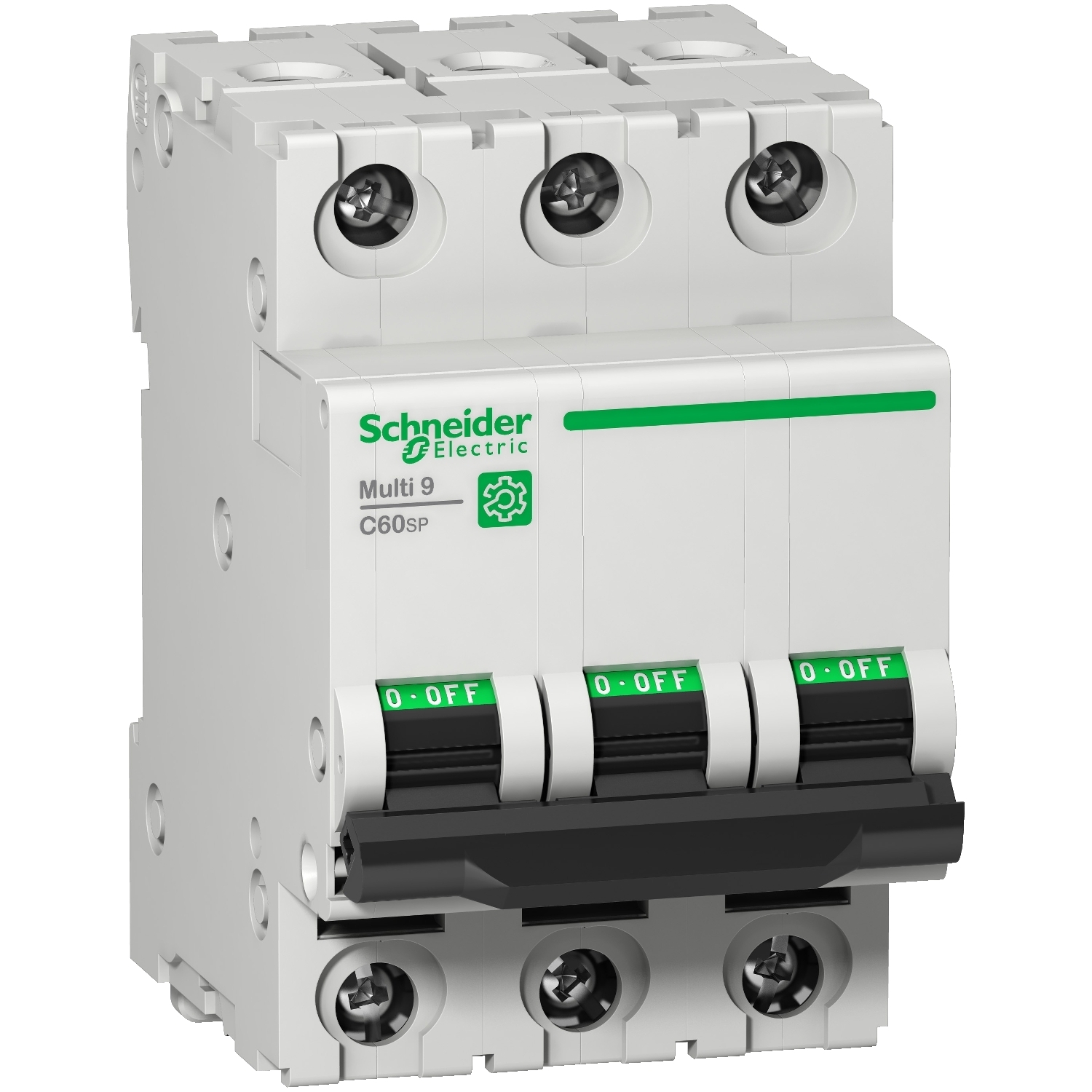 Miniature circuit breaker (MCB), Multi9 C60SP, 3P, 32A, C curve, 10kA (UL1077), 10kA (IEC/EN 60947-2)