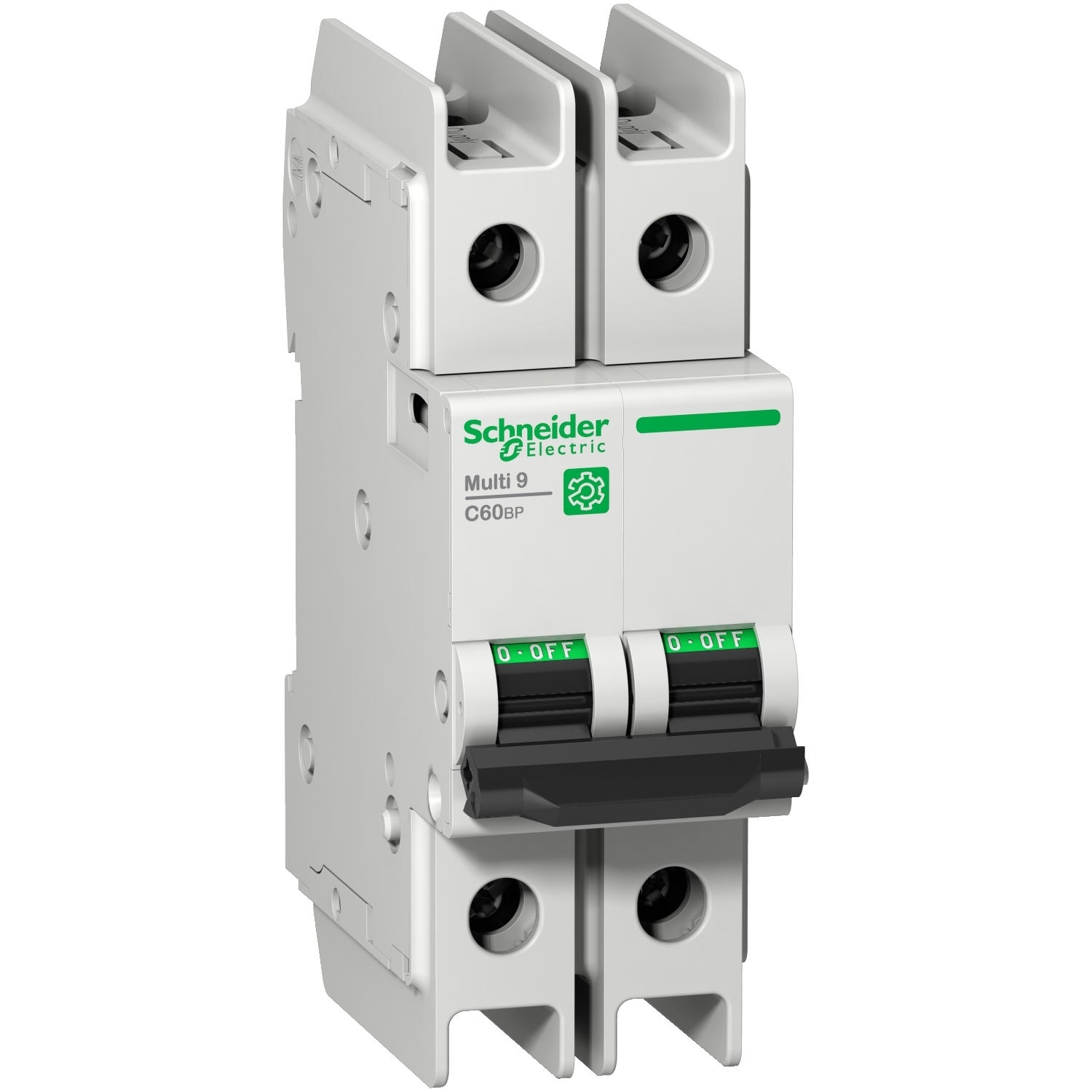 Miniature circuit breaker (MCB), Multi9 C60BP, 2P, 6A, D curve, 10kA (UL489), 10kA (IEC/EN 60947-2)