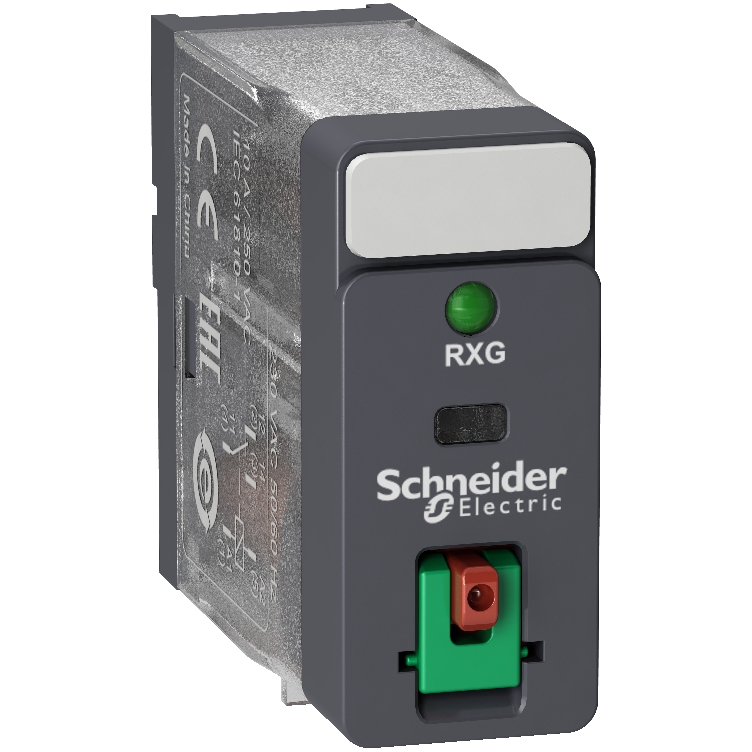 interface plug in relay, Harmony Electromechanical Relays, 10A, 1CO, with LED, lockable test but to n, 120V AC