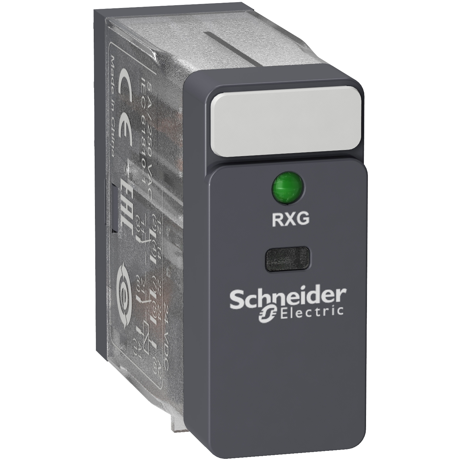 interface plug in relay, Harmony Electromechanical Relays, 5A, 2CO, with LED, 24V DC