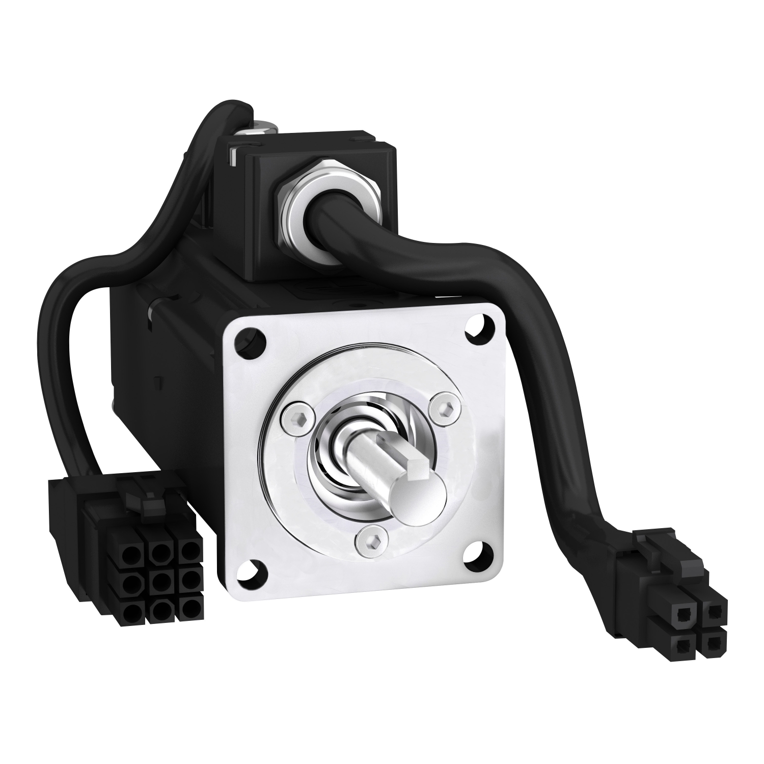servo motor BCH, Lexium 28, 40mm, 100W, 0.075kg.cm, with oil seal, with key, leads connection