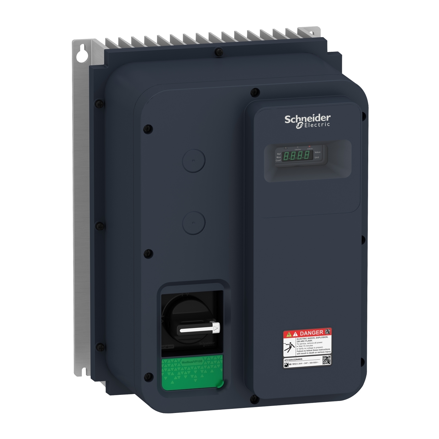 variable speed drive, Altivar Machine ATV320, 1.5kW, 200 to 240V, 1 phase, enclosed, IP65