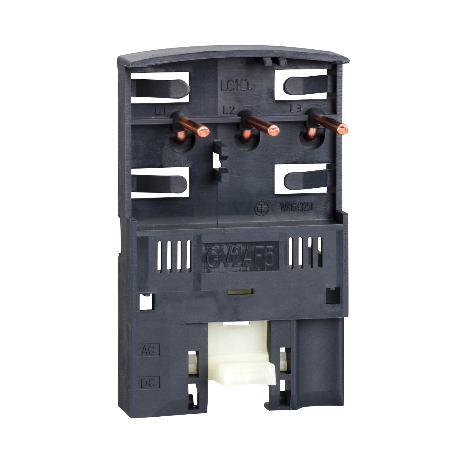 Combination block,TeSys Deca,between GV2(Screw connection) and ATV32