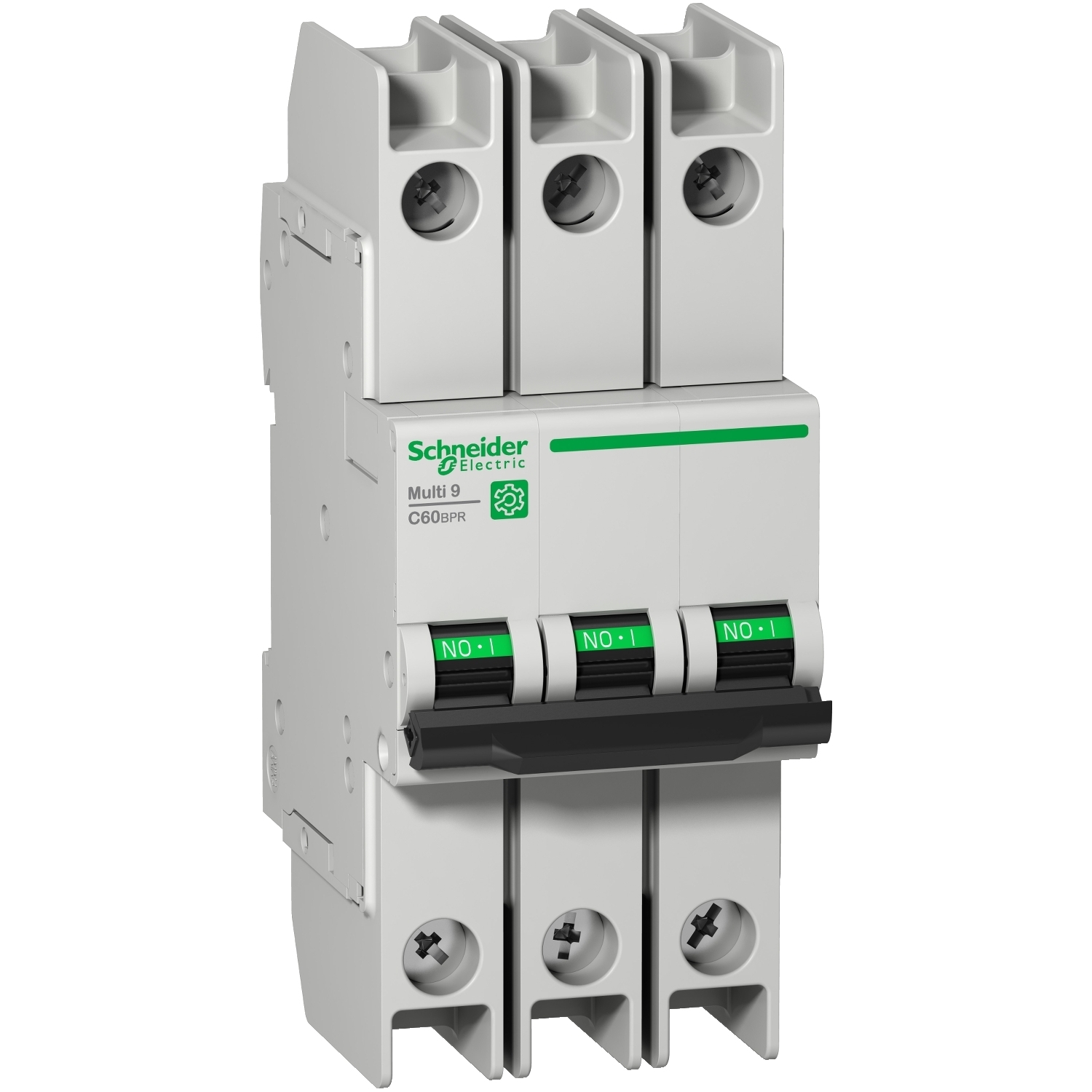 Miniature circuit breaker (MCB), Multi9 C60BPR, 3P, 15A, D curve, 10kA (UL489), 10kA (IEC/EN 60947-2)