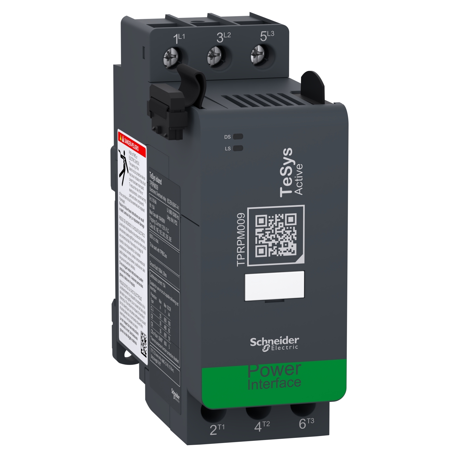 Power module, TeSys island, 15A at AC-1, 9A at AC-3, 4kW, 5hp