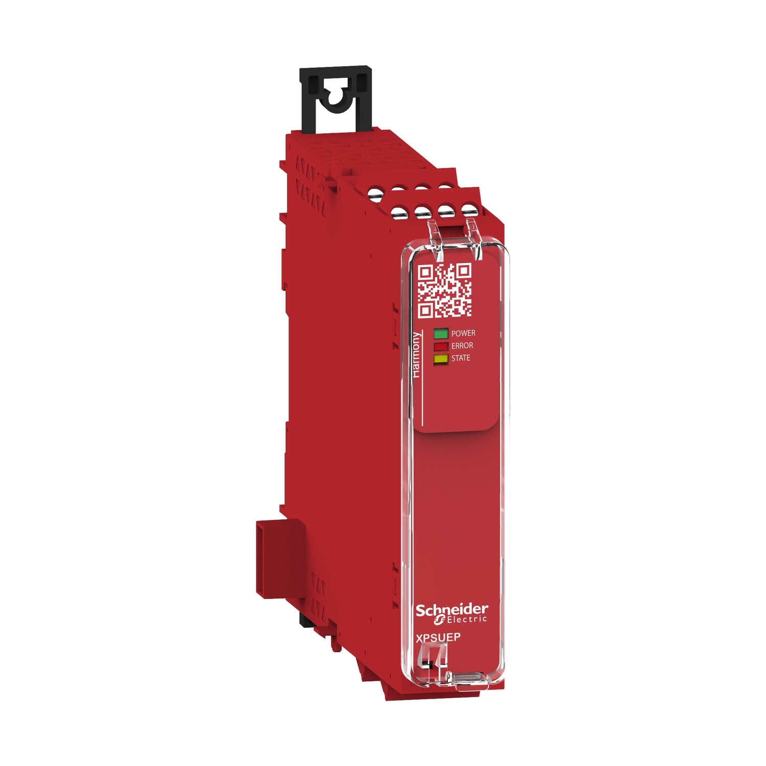 safety module, Harmony XPSU, Cat 4, expansion use with universal range, 24V AC or DC, screw