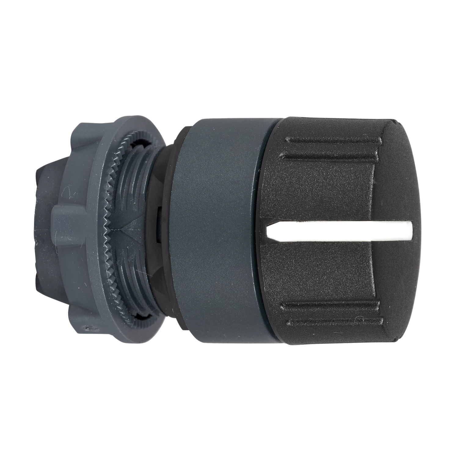 Head for selector switch, Harmony XB5, black knurled knob, 22mm, 2 positions, stay put