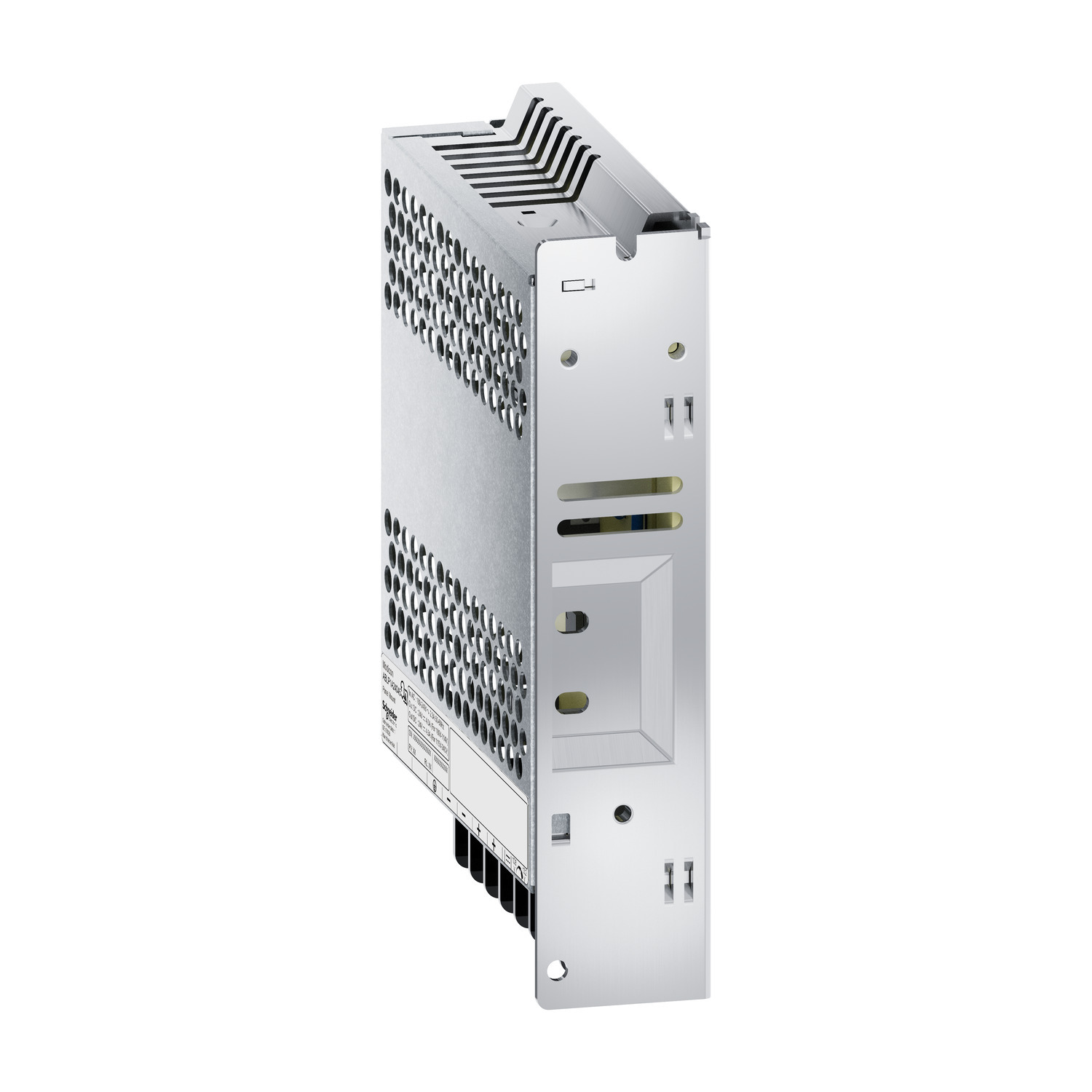 Regulated Power Supply, modicon power supply, 100...240V AC, 24V, 4.5A, single phase, Panel Mount
