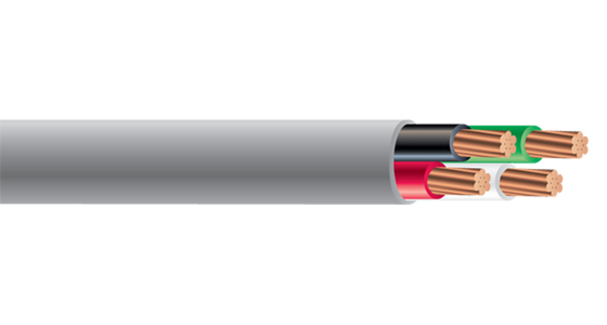 22 AWG 4/C STRANDED CU N/S CM/CL2 GY 1000PB