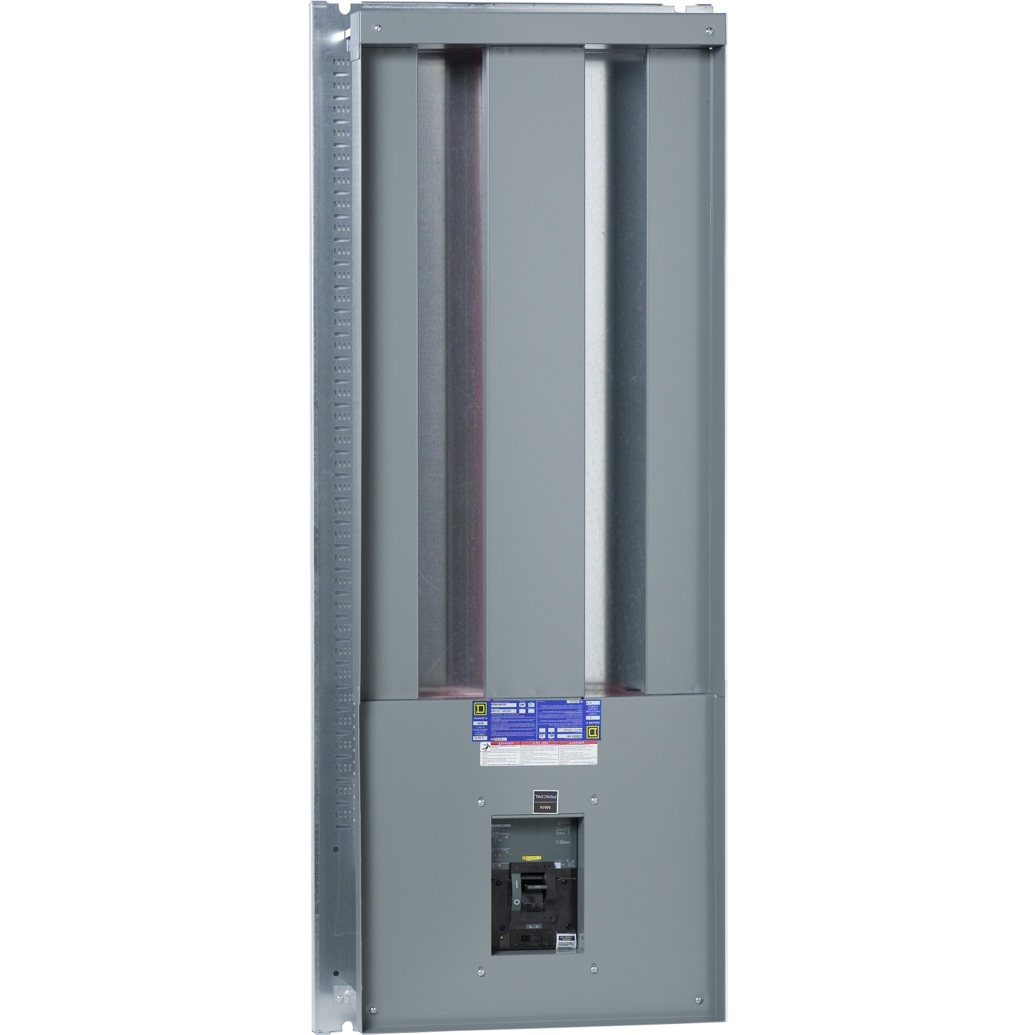 Interior, I-Line Panelboard, HCJ, 600A, w/main breaker, 72in CB space, for 32in W x 91in H x 9.5in D box, Al bus