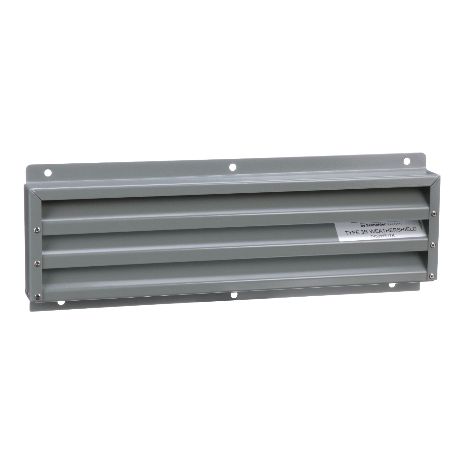 Weathershield, Bolt-On Mount, Steel, Gray, Box 17M TO NEMA 3R Conversion