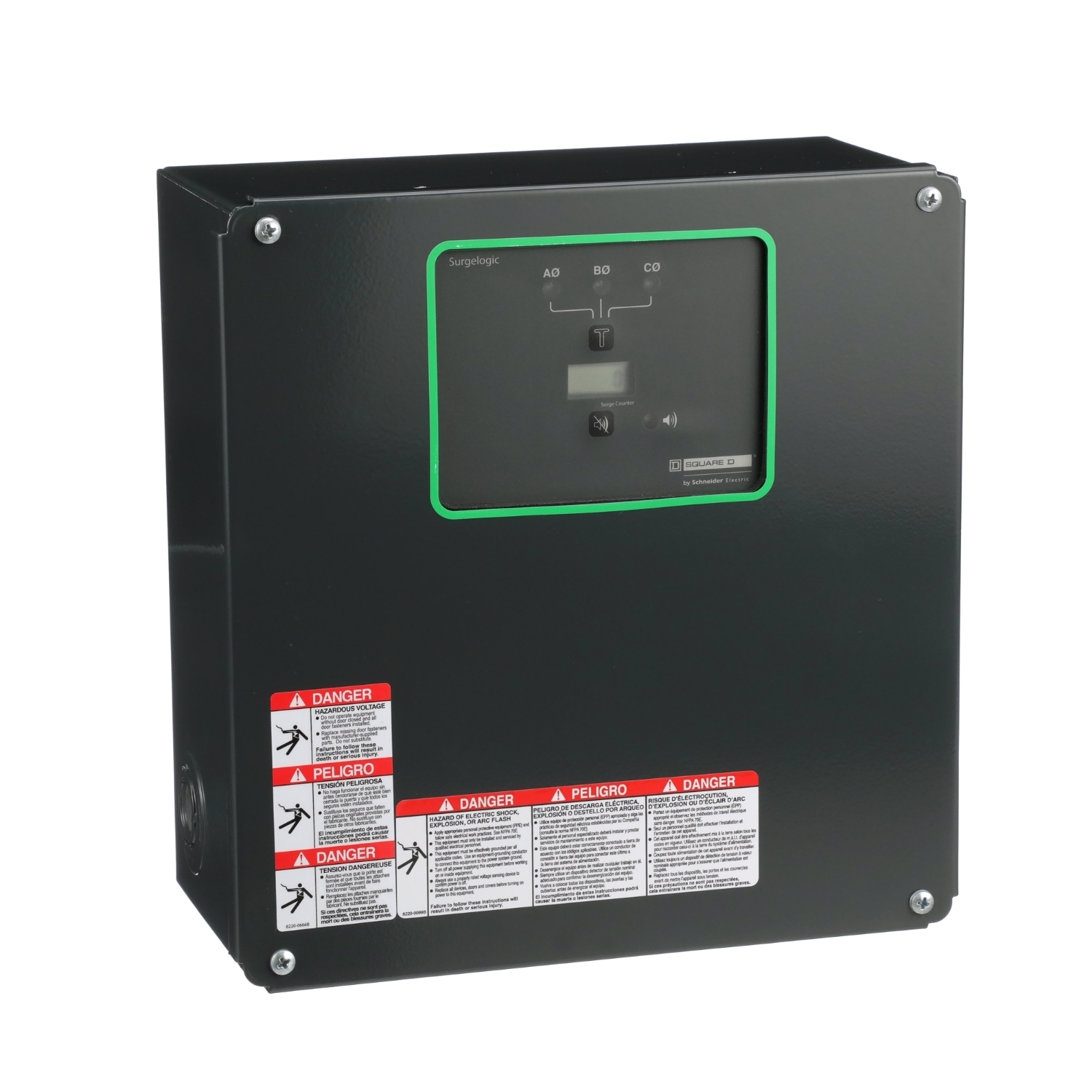Surge protection device, Surgelogic, 120kA, 480Y/277 VAC, 3 phase, 4 wire, NEMA 1