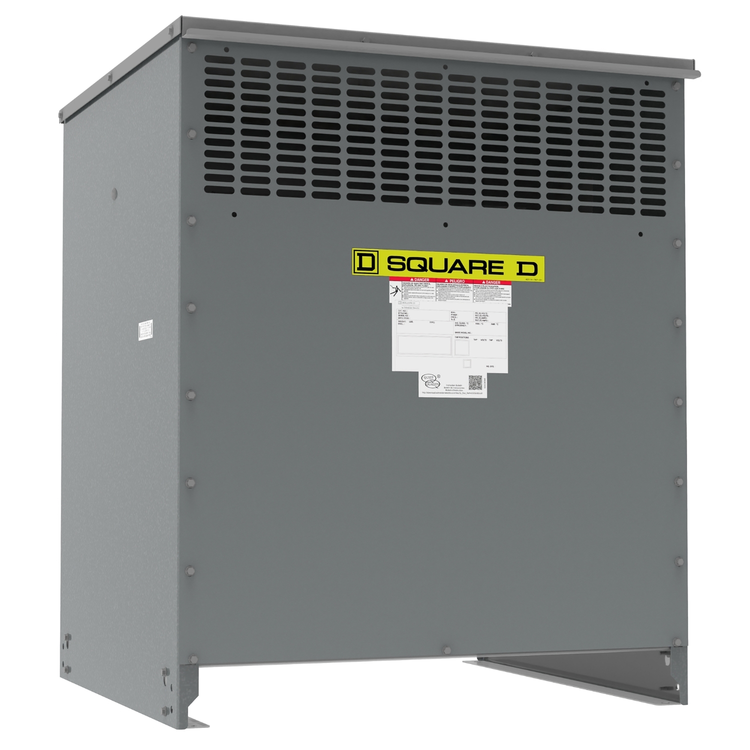 Transformer, dry type, DOE 2016, 150kVA, 3 phase, 480V delta primary, 480Y/277V secondary, 22M, 150C rise