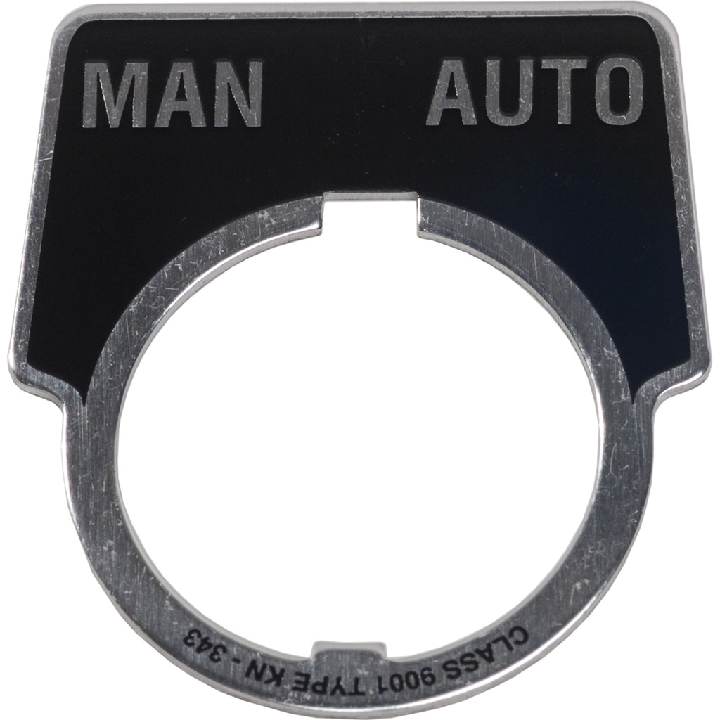 PUSH BUTTON LEGEND PLATE 30MM T-K